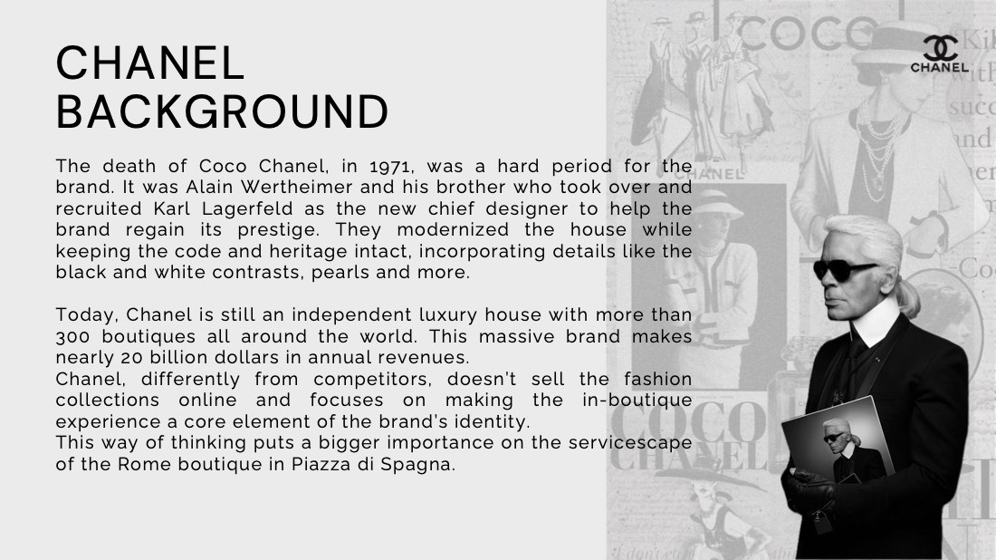 Chanel at the Piazza di Spagna, a servicescape problem, page 3
