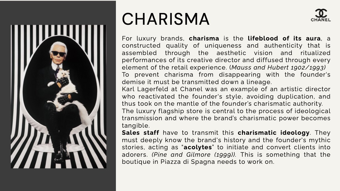 Chanel at the Piazza di Spagna, a servicescape problem, page 14