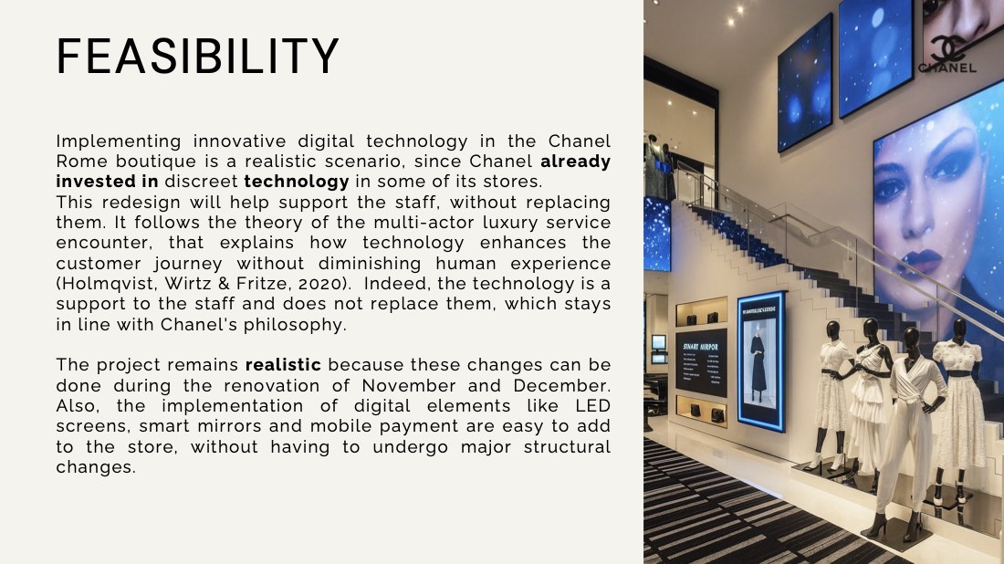 Chanel at the Piazza di Spagna, a servicescape problem, page 26