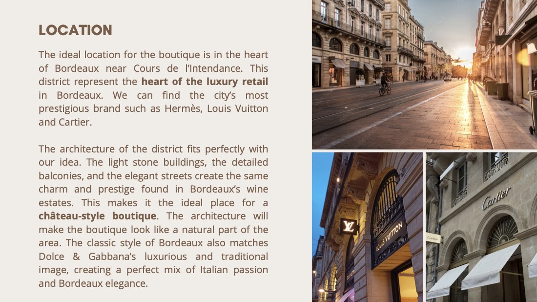 Dolce & Gabbana, a new boutique in Bordeaux, page 26