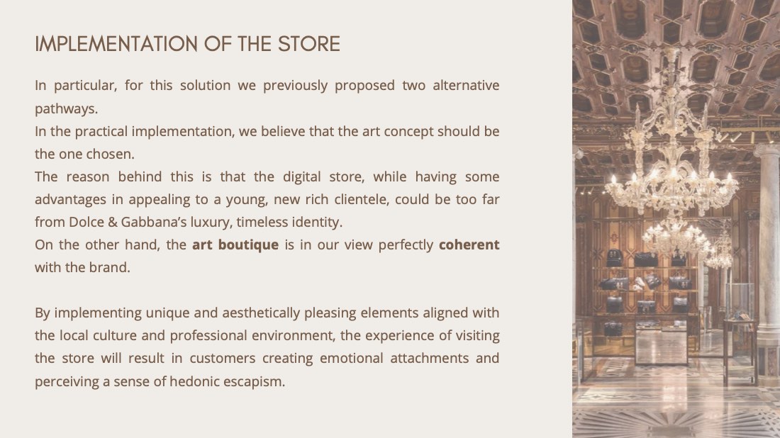 Dolce & Gabbana, a new boutique in Bordeaux, page 34