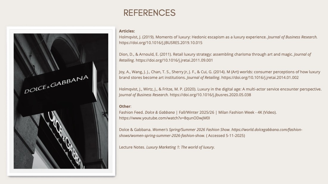 Dolce & Gabbana, a new boutique in Bordeaux, page 36