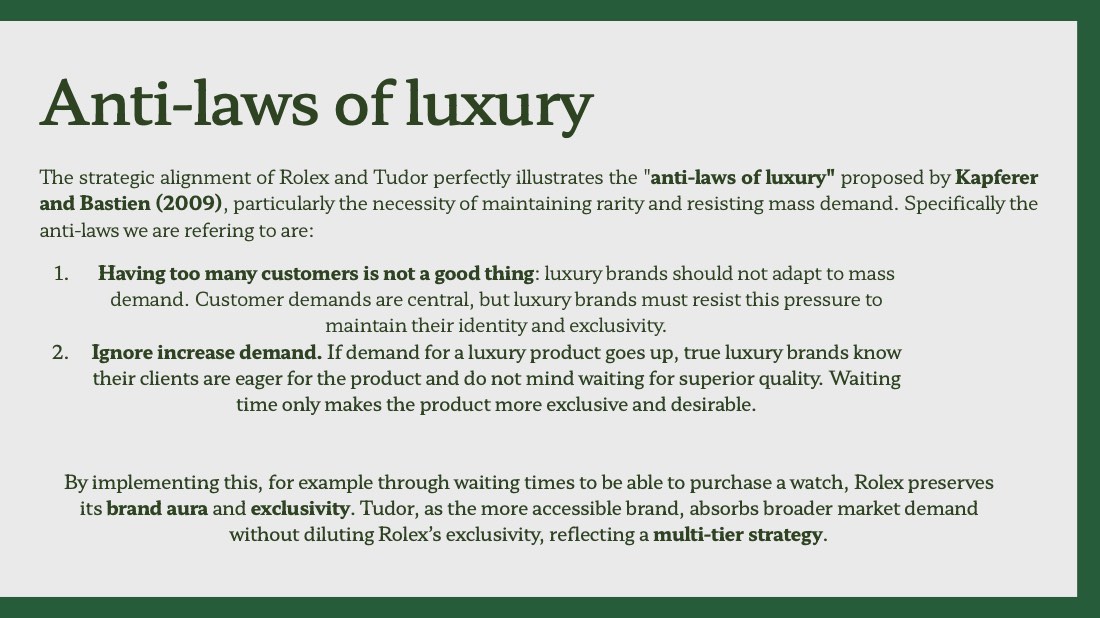 Rolex and Tudor, one house and two brands, page 7
