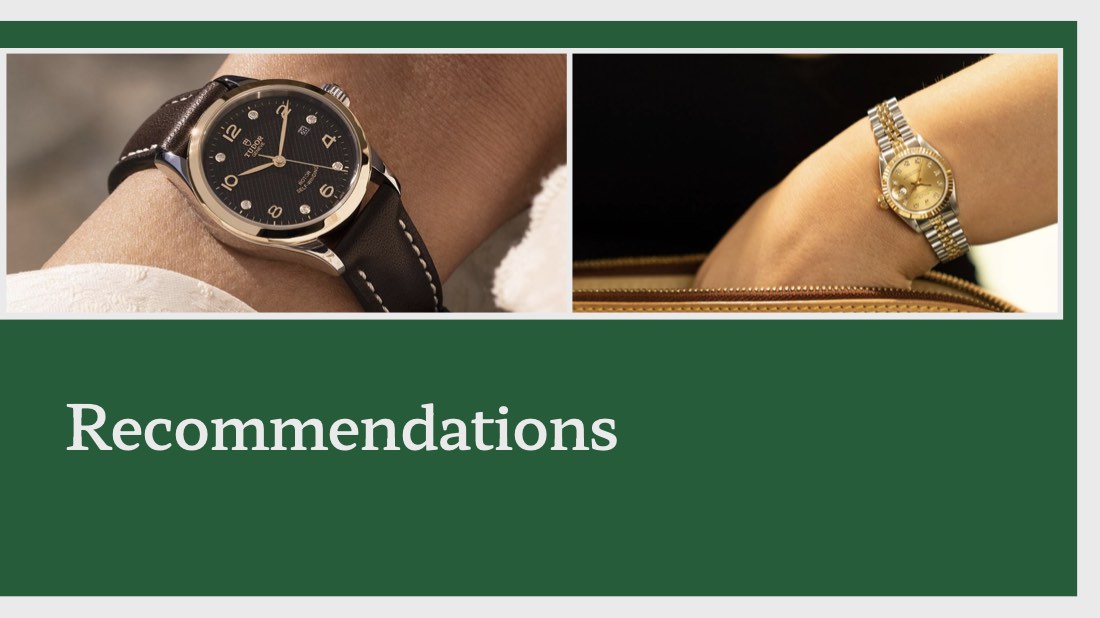 Rolex and Tudor, one house and two brands, page 32